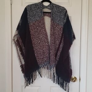 Sweater poncho